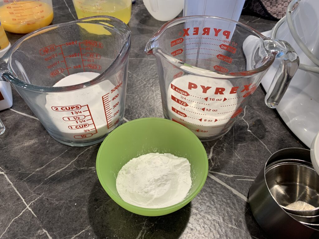 Flour blend for the Gluten Free Angel Food Cake 